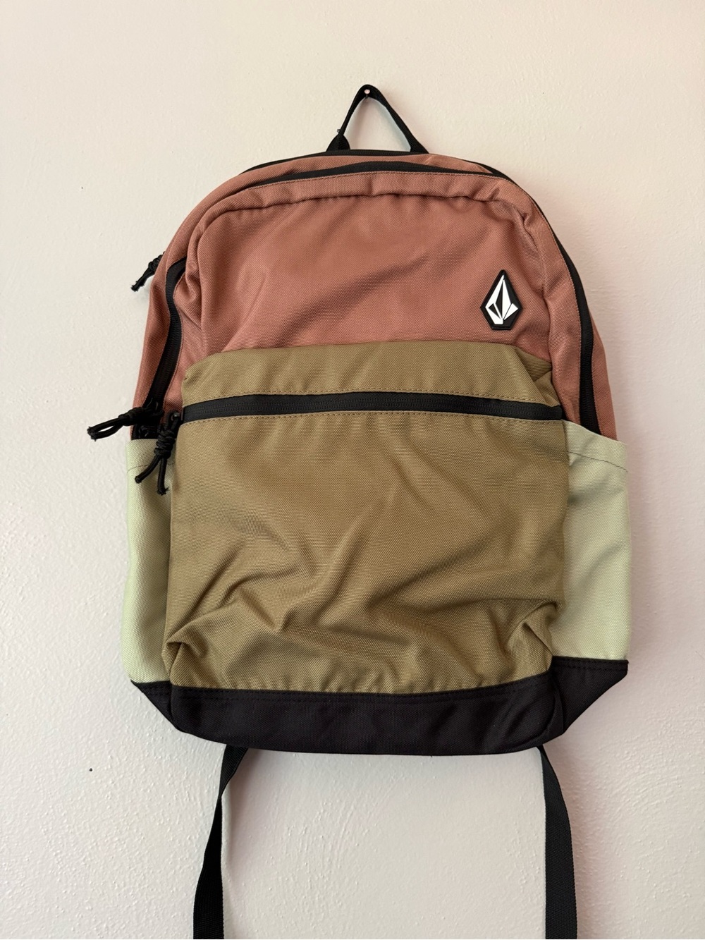 Volcom Two-Tone Rust, Olive & Cream Backpack